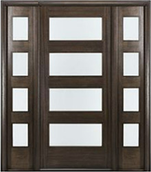 9 Lite Marginal Door with Sidelights