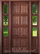 Carved Panel Doors