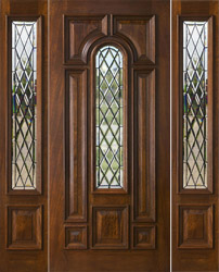 525 door with 75 series sidelights Chateau Glass