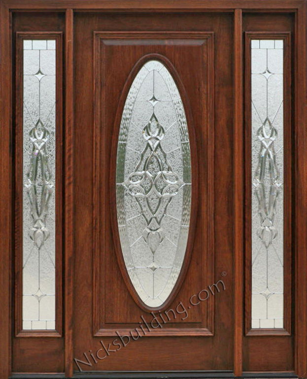 Exterior Doors with Sidelights - Solid Mahogany Entry Doors (623 x 770 Pixel)