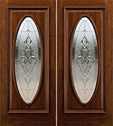 oval glass exterior double doors n600 Sierra