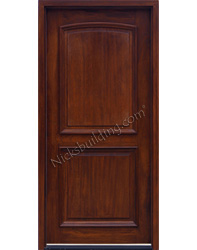 2 Panel Doors Exterior Mahogany