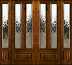 N101 Double Doors with Flemish Glass