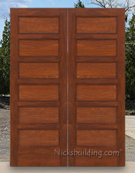 shaker panel exterior double doors AC508