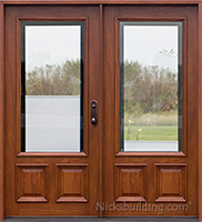 Patio Doors with Blinds