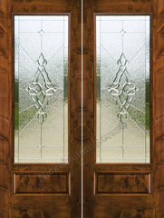 rustic patio doors with our Sierra glass