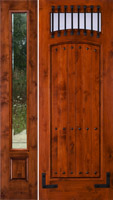 SW-64 8'0" with 1 Sidelight Clear Beveled Glass