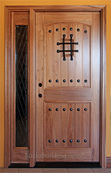 Exterior Teak Door with 1 Sidelite