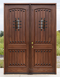 Teak Double Doors