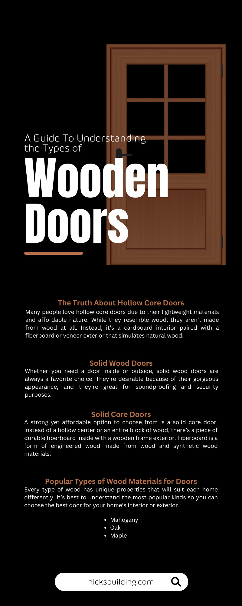 A Guide To Understanding the Types of Wooden Doors