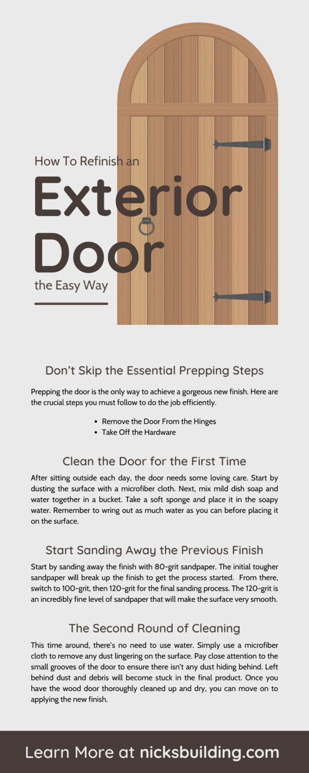 How To Refinish an Exterior Door the Easy Way