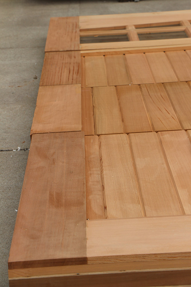 Clearance Garage Door Arched Glass